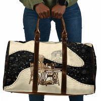Harriet Powers Celestial Mystery Travel Bag Vintage Line Art - African American Folk Quilt Pattern