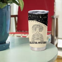Harriet Powers Celestial Mystery Tumbler Cup Vintage Line Art - African American Folk Quilt Pattern