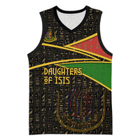 Daughters Of Isis Basketball Jersey Ancient Egyptian Queen Hieroglyphic Art