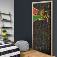 Daughters Of Isis Door Cover Ancient Egyptian Queen Hieroglyphic Art