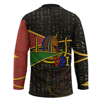 Daughters Of Isis Hockey Jersey Ancient Egyptian Queen Hieroglyphic Art