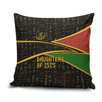 Daughters Of Isis Pillow Cover Ancient Egyptian Queen Hieroglyphic Art