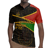 Daughters Of Isis Rugby Jersey Ancient Egyptian Queen Hieroglyphic Art