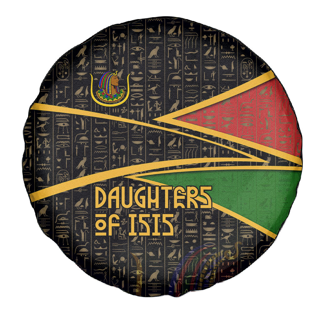 Daughters Of Isis Spare Tire Cover Ancient Egyptian Queen Hieroglyphic Art