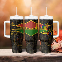 Daughters Of Isis Tumbler With Handle Ancient Egyptian Queen Hieroglyphic Art