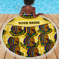 Personalized Daughters Of Isis Beach Blanket Ancient Egyptian Goddess Pharaoh