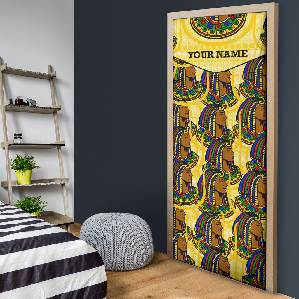 Personalized Daughters Of Isis Door Cover Ancient Egyptian Goddess Pharaoh
