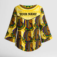 Personalized Daughters Of Isis Kimono Sleeve Blouse Ancient Egyptian Goddess Pharaoh