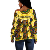 Personalized Daughters Of Isis Off Shoulder Sweater Ancient Egyptian Goddess Pharaoh