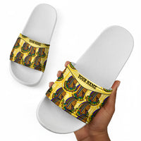 Personalized Daughters Of Isis Slide Sandals Ancient Egyptian Goddess Pharaoh