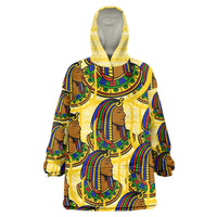 Personalized Daughters Of Isis Wearable Blanket Hoodie Ancient Egyptian Goddess Pharaoh