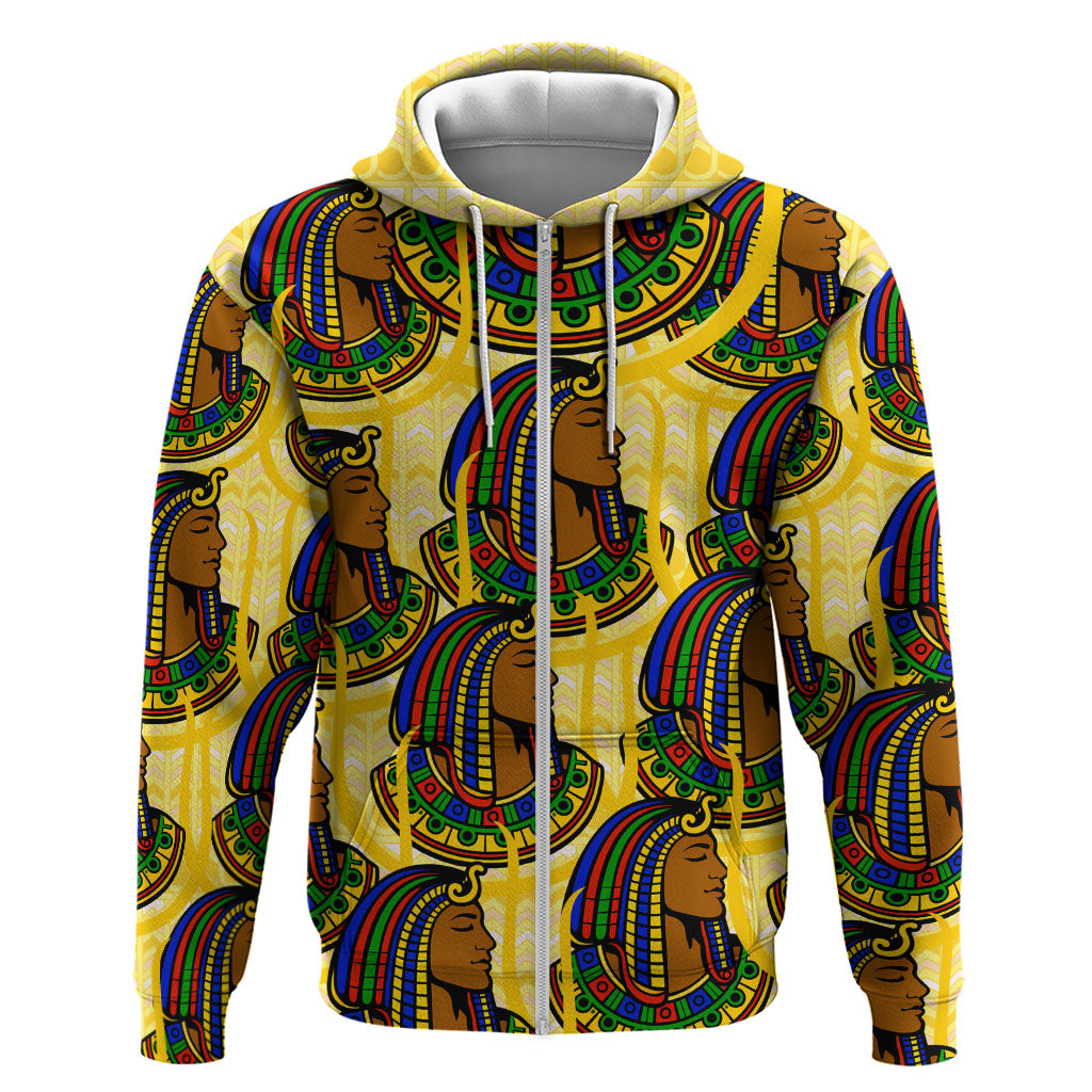 Personalized Daughters Of Isis Zip Hoodie Ancient Egyptian Goddess Pharaoh