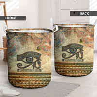 Daughters Of Isis Laundry Basket Eye Of Horus Ancient Egyptian Goddess - Vintage Parchment Art