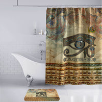 Daughters Of Isis Bathroom Set Eye Of Horus Ancient Egyptian Goddess - Vintage Parchment Art