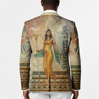 Daughters Of Isis Blazer Eye Of Horus Ancient Egyptian Goddess - Vintage Parchment Art