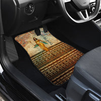 Daughters Of Isis Car Mats Eye Of Horus Ancient Egyptian Goddess - Vintage Parchment Art