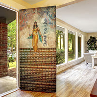 Daughters Of Isis Door Cover Eye Of Horus Ancient Egyptian Goddess - Vintage Parchment Art