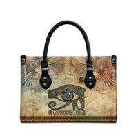 Daughters Of Isis Leather Bag Eye Of Horus Ancient Egyptian Goddess - Vintage Parchment Art