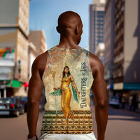 Daughters Of Isis Men Tank Top Eye Of Horus Ancient Egyptian Goddess - Vintage Parchment Art