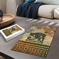 Daughters Of Isis Puzzle Eye Of Horus Ancient Egyptian Goddess - Vintage Parchment Art