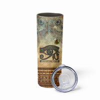 Daughters Of Isis Skinny Tumbler Eye Of Horus Ancient Egyptian Goddess - Vintage Parchment Art