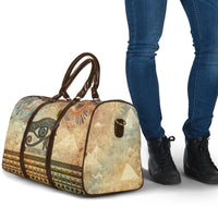 Daughters Of Isis Travel Bag Eye Of Horus Ancient Egyptian Goddess - Vintage Parchment Art