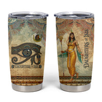 Daughters Of Isis Tumbler Cup Eye Of Horus Ancient Egyptian Goddess - Vintage Parchment Art