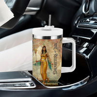 Daughters Of Isis Tumbler With Handle Eye Of Horus Ancient Egyptian Goddess - Vintage Parchment Art