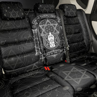 Ordo Templi Orientis Occult Symbolism Back Car Seat Cover Esoteric Alchemy Sacred Geometry Black
