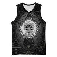Ordo Templi Orientis Occult Symbolism Basketball Jersey Esoteric Alchemy Sacred Geometry Black