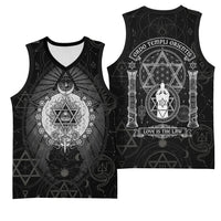 Ordo Templi Orientis Occult Symbolism Basketball Jersey Esoteric Alchemy Sacred Geometry Black