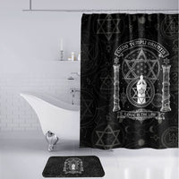 Ordo Templi Orientis Occult Symbolism Bathroom Set Esoteric Alchemy Sacred Geometry Black