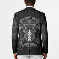 Ordo Templi Orientis Occult Symbolism Blazer Esoteric Alchemy Sacred Geometry Black