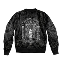 Ordo Templi Orientis Occult Symbolism Bomber Jacket Esoteric Alchemy Sacred Geometry Black