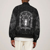Ordo Templi Orientis Occult Symbolism Bomber Jacket Esoteric Alchemy Sacred Geometry Black