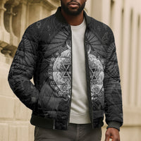 Ordo Templi Orientis Occult Symbolism Bomber Puffer Jacket Esoteric Alchemy Sacred Geometry Black