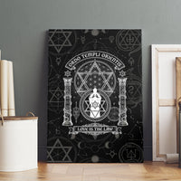 Ordo Templi Orientis Occult Symbolism Canvas Wall Art Esoteric Alchemy Sacred Geometry Black