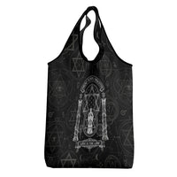Ordo Templi Orientis Occult Symbolism Grocery Bag Esoteric Alchemy Sacred Geometry Black