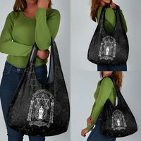 Ordo Templi Orientis Occult Symbolism Grocery Bag Esoteric Alchemy Sacred Geometry Black