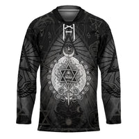 Ordo Templi Orientis Occult Symbolism Hockey Jersey Esoteric Alchemy Sacred Geometry Black