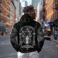 Ordo Templi Orientis Occult Symbolism Hoodie Esoteric Alchemy Sacred Geometry Black