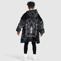 Ordo Templi Orientis Occult Symbolism Kid Wearable Blanket Hoodie Esoteric Alchemy Sacred Geometry Black