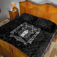 Ordo Templi Orientis Occult Symbolism Quilt Bed Set Esoteric Alchemy Sacred Geometry Black