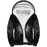 Ordo Templi Orientis Occult Symbolism Sherpa Hoodie Esoteric Alchemy Sacred Geometry Black