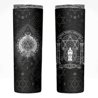Ordo Templi Orientis Occult Symbolism Skinny Tumbler Esoteric Alchemy Sacred Geometry Black