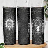 Ordo Templi Orientis Occult Symbolism Skinny Tumbler Esoteric Alchemy Sacred Geometry Black