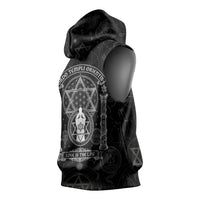 Ordo Templi Orientis Occult Symbolism Sleeveless Hoodie Esoteric Alchemy Sacred Geometry Black