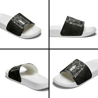 Ordo Templi Orientis Occult Symbolism Slide Sandals Esoteric Alchemy Sacred Geometry Black
