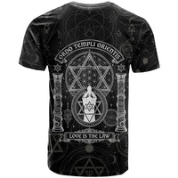 Ordo Templi Orientis Occult Symbolism T shirt Esoteric Alchemy Sacred Geometry Black