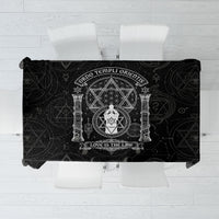 Ordo Templi Orientis Occult Symbolism Tablecloth Esoteric Alchemy Sacred Geometry Black